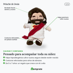 Peluche de Jesús que respira, canta y calma